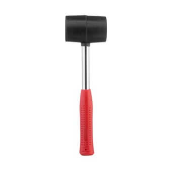 Киянка резиновая 450 г. 65 мм, черная резина, металлич. ручка INTERTOOL HT-0231 Киянка резиновая 450 г. 65 мм, черная резина, металлич. ручка INTERTOOL HT-0231