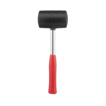 Киянка резиновая 680 г 80 мм металлическая ручка INTERTOOL Киянка резиновая 680 г 80 мм металлическая ручка INTERTOOL