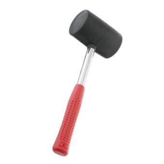 Киянка резиновая 680 г 80 мм металлическая ручка INTERTOOL
