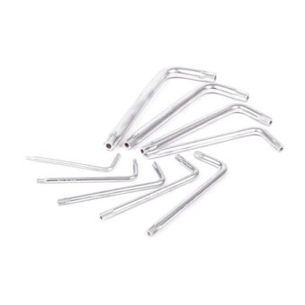 Набор Г-образных ключей TORX с отверстием 9 шт., Т10-Т50, Cr-V INTERTOOL HT-0604