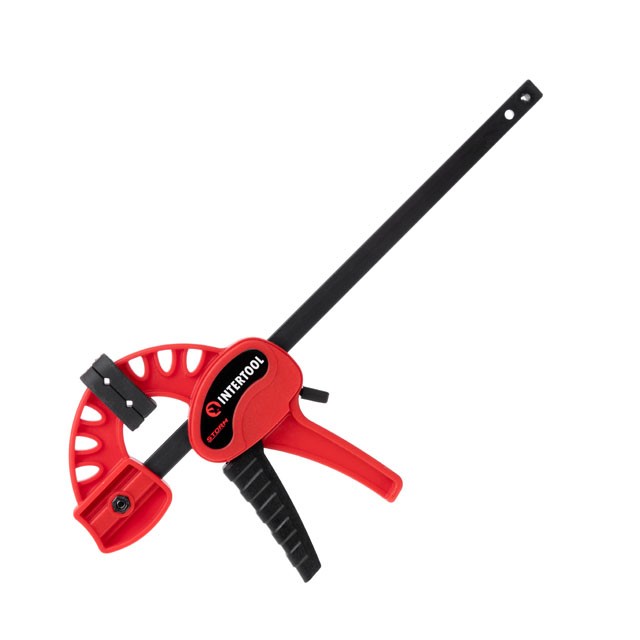 intertool-ht-6110-photo-1 Струбцина автомат 100*30мм, усилие зажима до 10 кг INTERTOOL HT-6110