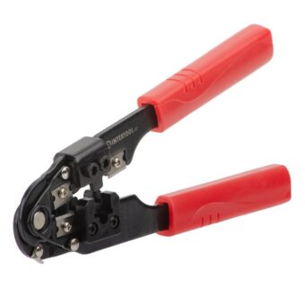 Клещи для опрессовки штекеров RJ-45 (8р8с) INTERTOOL HT-7054 Клещи для опрессовки штекеров RJ-45 (8р8с) INTERTOOL HT-7054