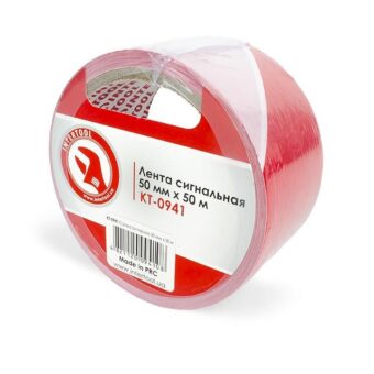 Лента сигнальная 50 мм*50 м INTERTOOL KT-0941 Лента сигнальная 50 мм*50 м INTERTOOL KT-0941