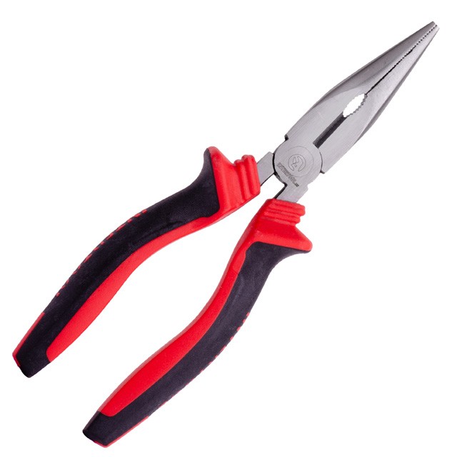 intertool-nt-0136-photo-1 Щипцы удлиненные прямые 40CrV, фосфатированные, полированные INTERTOOL