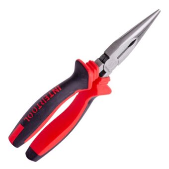 Щипцы удлиненные прямые 40CrV, фосфатированные, полированные INTERTOOL Щипцы удлиненные прямые 40CrV, фосфатированные, полированные INTERTOOL