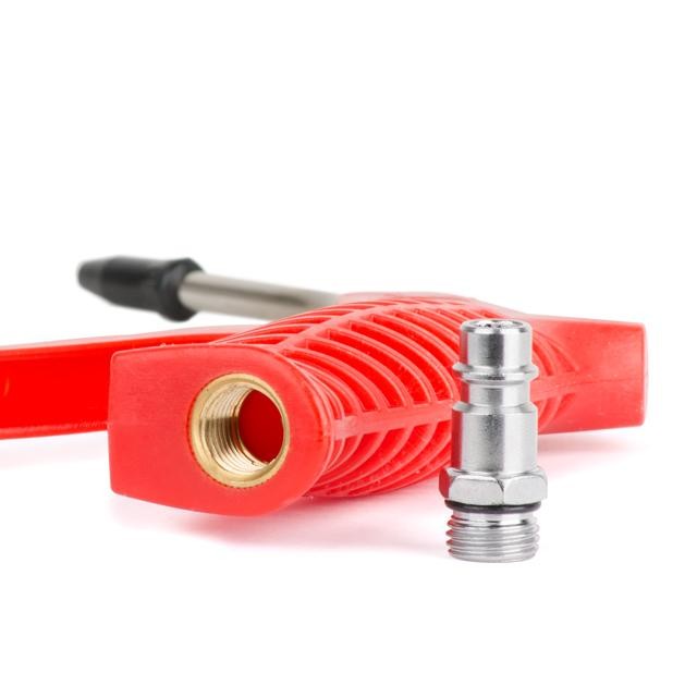 Пистолет продувочный пластиковый, наконечник 10см с насадкой INTERTOOL PT-0805 Пистолет продувочный пластиковый, наконечник 10см с насадкой INTERTOOL PT-0805