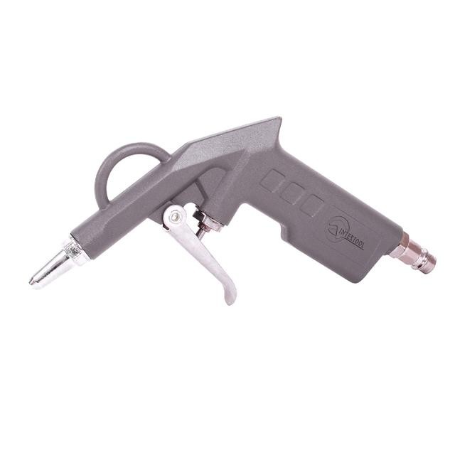 Набор покрасочный пневматический 5 ед., шланг спиральный PVC INTERTOOL PT-1501 Набор покрасочный пневматический 5 ед., шланг спиральный PVC INTERTOOL PT-1501