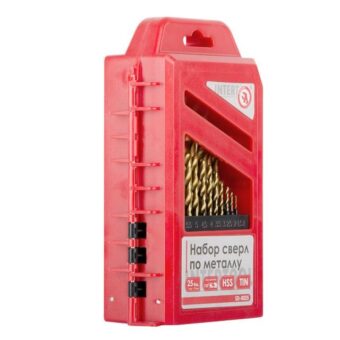 Набор сверл по металлу HSS 25 шт INTERTOOL SD-0025