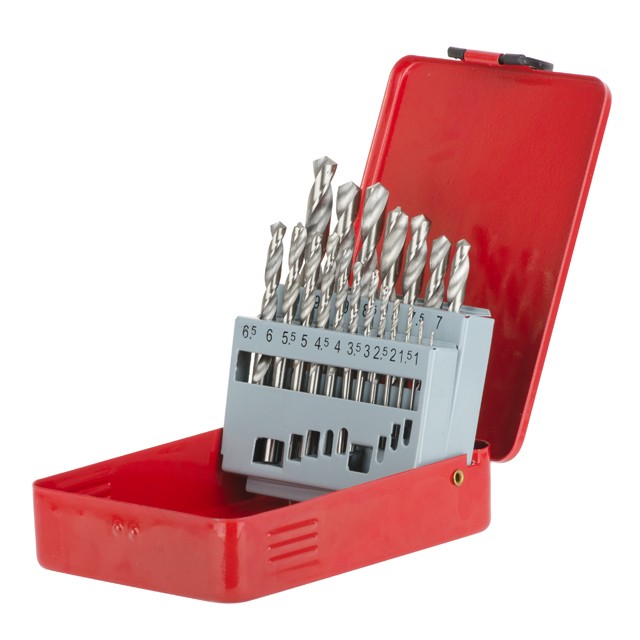 intertool-sd-0119-photo-1 Набор сверл по металлу HSS 19 шт (1.0-10.0) INTERTOOL SD-0119