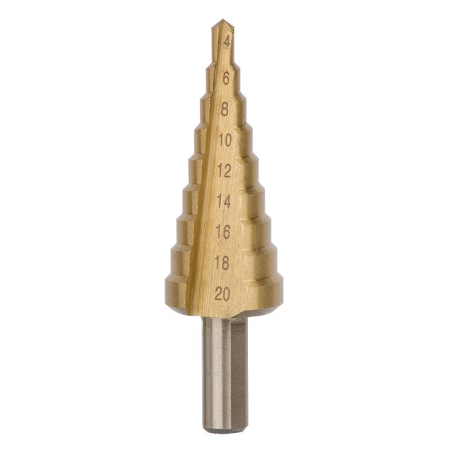 intertool-sd-5820-photo-1 Сверло ступенчатое по металлу 4-20 мм INTERTOOL SD-5820