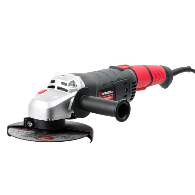 intertool-wt-0227-photo-1 Шлифмашина угловая, 1800 Вт, диаметр круга 180 мм, 8000 об/мин INTERTOOL WT-0227