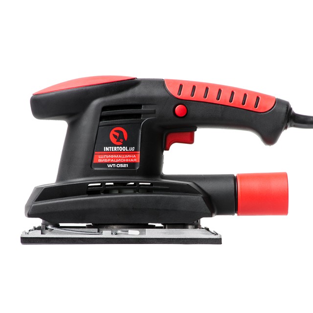 intertool-wt-0521-photo-1 Шлифмашина вибрационная, 200 Вт, 11000 ход/мин, платформа 187*90 мм INTERTOOL WT-0521