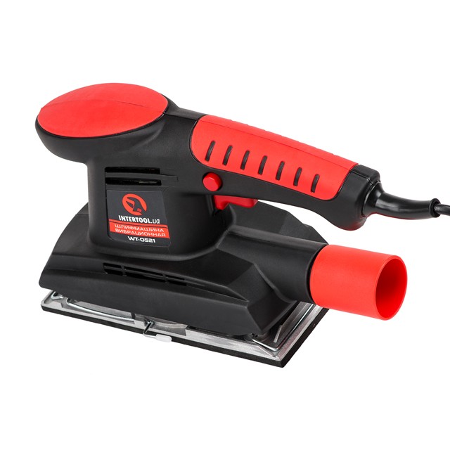 Шлифмашина вибрационная, 200 Вт, 11000 ход/мин, платформа 187*90 мм INTERTOOL WT-0521 Шлифмашина вибрационная, 200 Вт, 11000 ход/мин, платформа 187*90 мм INTERTOOL WT-0521