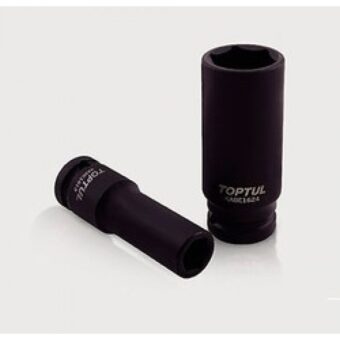 Головка торцевая ударная длинная 1/2" шестигранная TOPTUL, профессиональная Головка торцевая ударная длинная 1/2" шестигранная TOPTUL, профессиональная