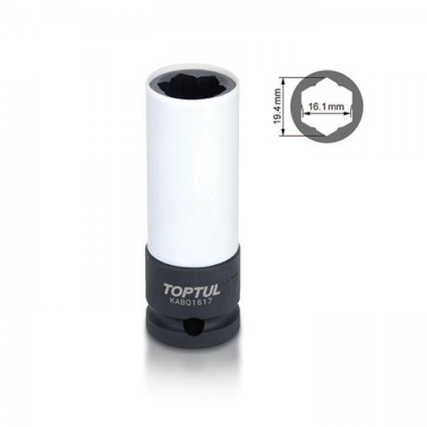 golovka-udarnaya-toptul-12-dlinnaya-dlya-shinomontazha-17mm-dlya-mercedes-benz-kabq1617 Головка ударная длинная 1/2″ для шиномонтажа 17 мм (для Mercedes-Benz) KABQ1617 TOPTUL