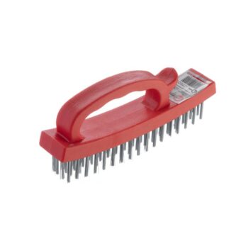Щетка ручная для зачистки ржавчины 165 мм, пластиковый корпус INTERTOOL BT-0010 Щетка ручная для зачистки ржавчины 165 мм, пластиковый корпус INTERTOOL BT-0010