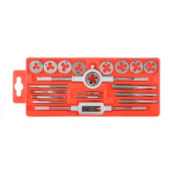 Набор плашек M3-M12 и метчиков M3-M12, 20ед. INTERTOOL SD-8020