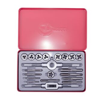 Набор метчиков и плашек 20 ед INTERTOOL SD-8021