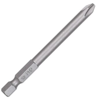 Комплект удлиненных отверточных насадок PH2*75 мм уп. 10 шт. INTERTOOL VT-0071