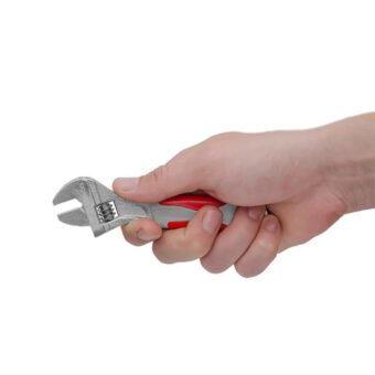 Ключ разводной, изолированная рукоятка, никелевое покрытие INTERTOOL