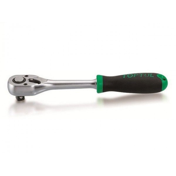 treshotka-12-72-zubca-265mm-cjbm1627-toptul Трещотка 1/2″ 72 зубца 265мм CJBM1627 TOPTUL