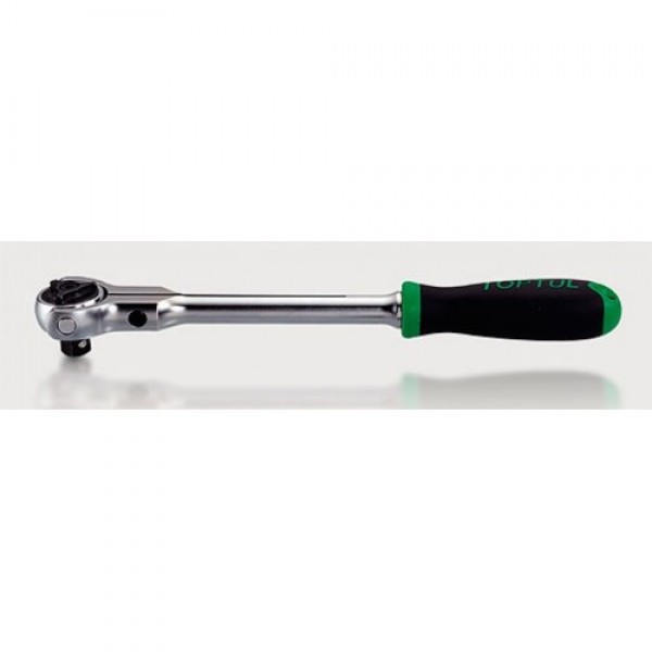 treshotka-12-s-sharnirom-360-72-zubca-rez.ruchka-cjln1632-toptul Трещотка 1/2″ с шарниром (360°) 72 зубца (рез.ручка) CJLN1632 TOPTUL