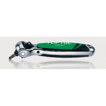Трещотка 1/4"х1/2" с шарниром (360°) 72 зубца CJMM1616 TOPTUL Трещотка 1/4"х1/2" с шарниром (360°) 72 зубца CJMM1616 TOPTUL