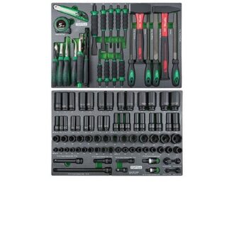 Тележка с инструментом (Pro-Plus) 8 секций 448ед. серая GE-44803 TOPTUL Тележка с инструментом (Pro-Plus) 8 секций 448ед. серая GE-44803 TOPTUL