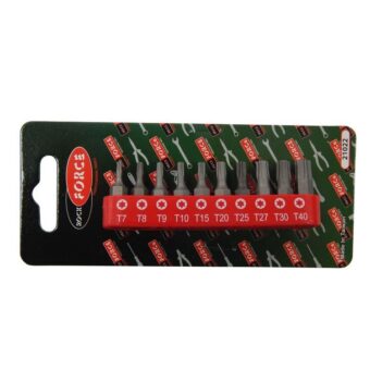 Набор бит TORX 10 предметов 1/4" (T 7,8,9,10,15,20,25,27,30,40-25мм),в блистере ROCKFORCE RF-21022 Набор бит TORX 10 предметов 1/4" (T 7,8,9,10,15,20,25,27,30,40-25мм),в блистере ROCKFORCE RF-21022