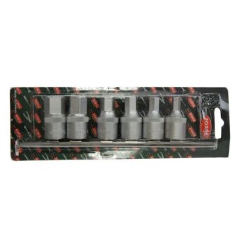 Набор головок 6-гранных для маслосливных пробок, 6 предметов, 1/2"(8,10,12,14,17,19мм) ROCKFORCE RF-4063