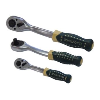 Трещотка реверсивная усиленная изогнутая с резиновой ручкой 1/2" (72зуб.) ROCKFORCE RF-802422 Трещотка реверсивная усиленная изогнутая с резиновой ручкой 1/2" (72зуб.) ROCKFORCE RF-802422