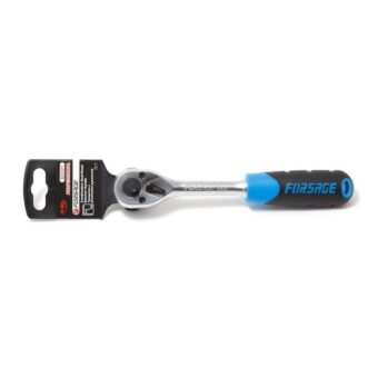 Трещотка реверсивная двухсторонняя с резиновой ручкой 1/4"-3/8" (72зуб., L-200мм)на пластиковом держателе Forsage F-802321 Трещотка реверсивная двухсторонняя с резиновой ручкой 1/4"-3/8" (72зуб., L-200мм)на пластиковом держателе Forsage F-802321