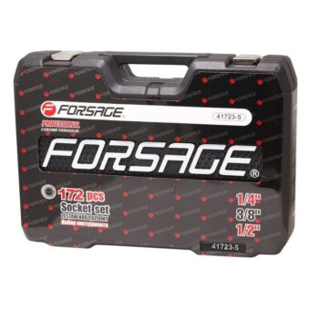 Набор инструментов 172 предмета 1/4", 3/8", 1/2" (6гр.)(4-32мм) Forsage F-41723-5