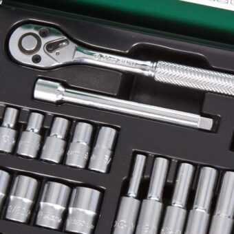 Набор торцевых головок HANS 1/4", 4-13 мм, 6 гранный, 26 предметов (2626M)
