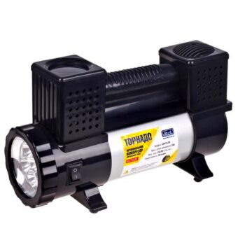 Компрессор автомобильный "Торнадо" КА-Т12191 150psi/28Amp/90л/клеммы/фонарь/шланг 7,5м с дефлятором/2 цилиндра Компрессор автомобильный "Торнадо" КА-Т12191 150psi/28Amp/90л/клеммы/фонарь/шланг 7,5м с дефлятором/2 цилиндра