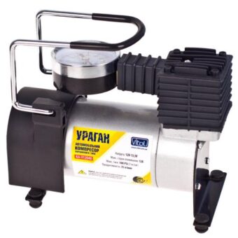 Компрессор автомобильный "Ураган" КА-У12040 100psi/12Amp/35л/прикур.+ переходник Компрессор автомобильный "Ураган" КА-У12040 100psi/12Amp/35л/прикур.+ переходник