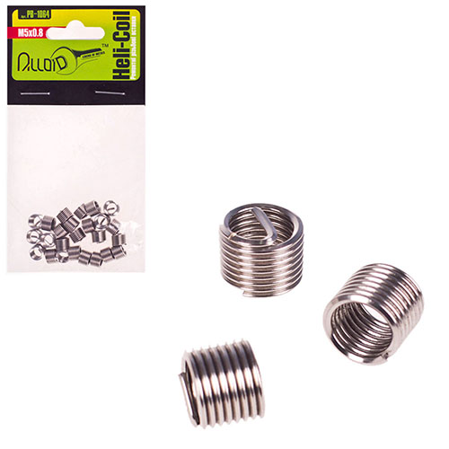 Ремонтные резьбовые вставки M5х0.8, 25 шт/уп. Alloid (РВ-1064) Ремонтные резьбовые вставки M5х0.8, 25 шт/уп. Alloid (РВ-1064)