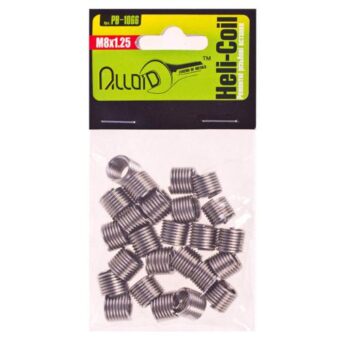 Ремонтные резьбовые вставки M8х1.25, 25 шт/уп. Alloid (РВ-1066) Ремонтные резьбовые вставки M8х1.25, 25 шт/уп. Alloid (РВ-1066)