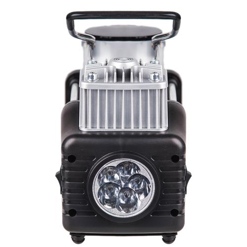 Компрессор автомобильный "Вулкан" КА-В12122 150psi/25Amp/90л/клеммы/шланг 7,5м с дефлятором/фонарь/2 цилиндра Компрессор автомобильный "Вулкан" КА-В12122 150psi/25Amp/90л/клеммы/шланг 7,5м с дефлятором/фонарь/2 цилиндра