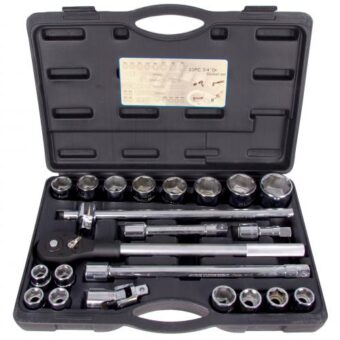 Набор головок Alloid 3/4", 23 предметов 19-50 мм (НГ-6023М) Набор головок Alloid 3/4", 23 предметов 19-50 мм (НГ-6023М)