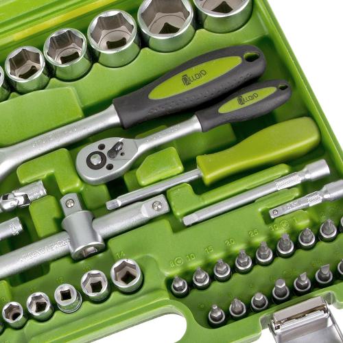 Универсальный набор инструмента Alloid 1/4" & 1/2", 82 предмета (НГ-4082П) Универсальный набор инструмента Alloid 1/4" & 1/2", 82 предмета (НГ-4082П)