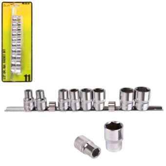 Набор головок 1/2" Alloid на планке, 10-24 мм 11 предметов (НГП-4011)