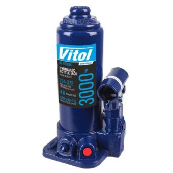 Домкрат гидравлический бутылочный Vitol 3 т в чемодане, min 194 мм - max 372 мм 3.33 кг (ДБ-03006К) Домкрат гидравлический бутылочный Vitol 3 т в чемодане, min 194 мм - max 372 мм 3.33 кг (ДБ-03006К)