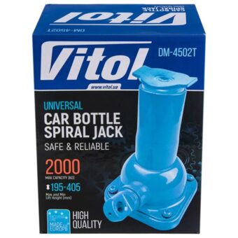 Домкрат механический бутылочный Vitol 2 т высота подъема 195-405 мм (ДМ-4502 т/ST-108А) Домкрат механический бутылочный Vitol 2 т высота подъема 195-405 мм (ДМ-4502 т/ST-108А)