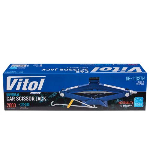 Домкрат ромбовидный Vitol 2 т в коробке, резин.упор, высота подъема 390 мм (ST-113N/ДВ-1132ТН) 3,2 кг Домкрат ромбовидный Vitol 2 т в коробке, резин.упор, высота подъема 390 мм (ST-113N/ДВ-1132ТН) 3,2 кг