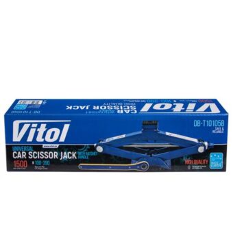 Домкрат ромбовидный Vitol 1 т в коробке, с трещоткой, высота подъема 350 мм 2,2 кг (ДВ-Т0103А/ST-105B-1t) Домкрат ромбовидный Vitol 1 т в коробке, с трещоткой, высота подъема 350 мм 2,2 кг (ДВ-Т0103А/ST-105B-1t)