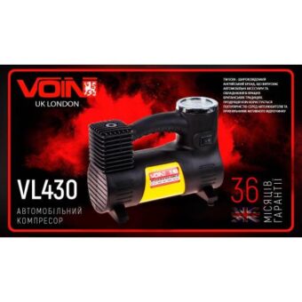 Компрессор автомобильный "VOIN" VL-430 150psi/14A/40л/прикур./переходник на клеммы Компрессор автомобильный "VOIN" VL-430 150psi/14A/40л/прикур./переходник на клеммы
