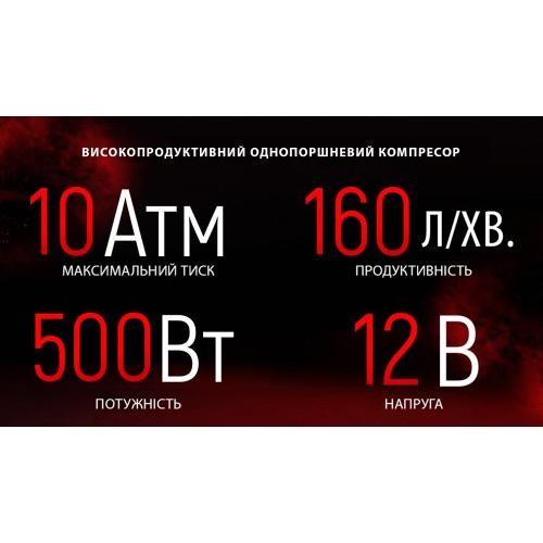 Компрессор автомобильный "VOIN" VL-710 "OFF ROAD MASTER" 150psi/45A/160л/кле ммы (VL-710) Компрессор автомобильный "VOIN" VL-710 "OFF ROAD MASTER" 150psi/45A/160л/кле ммы (VL-710)