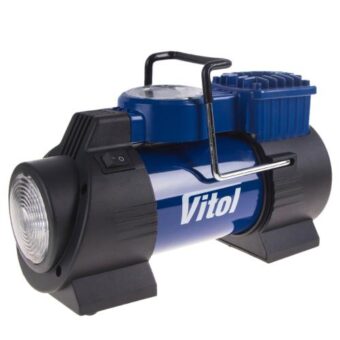 Компрессор автомобильный "ViTOL" К-60 150psi/15Amp/40л/фонарь/прикуриватель Компрессор автомобильный "ViTOL" К-60 150psi/15Amp/40л/фонарь/прикуриватель