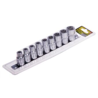 Набор головок TORX Alloid 1/2"DR, Е10-Е24, блистер (НГЕ-1024Б) Набор головок TORX Alloid 1/2"DR, Е10-Е24, блистер (НГЕ-1024Б)